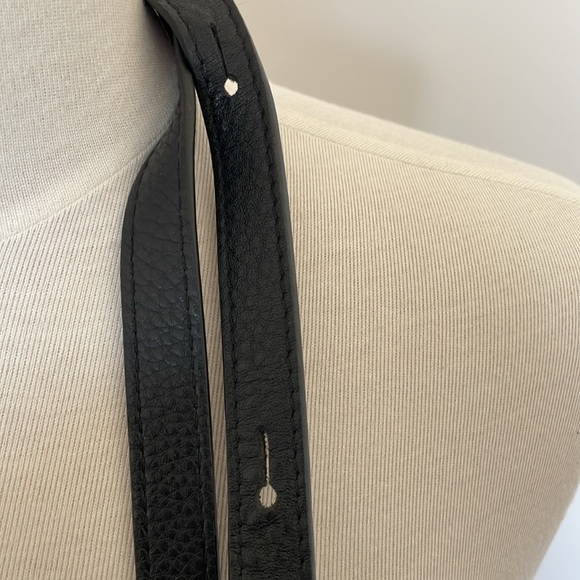 CHRISTOPHER KON - Natural Linen and Black Leather Tote with Adjustable Handles - Picture 4 of 13